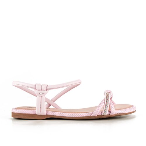 Sandália Pink Cats Infantil Rasteira Rosa