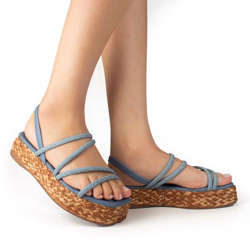 Sandália Dakota  Flatform Azul