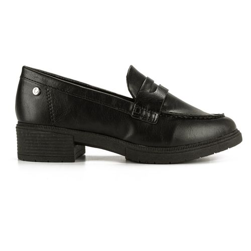 Sapato Campesí  Loafer de Salto Bloco Preto