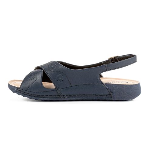 Sandália Campesí  Flatform Azul Marinho