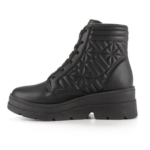 Bota Coturno  Pink Cats Infantil Preta
