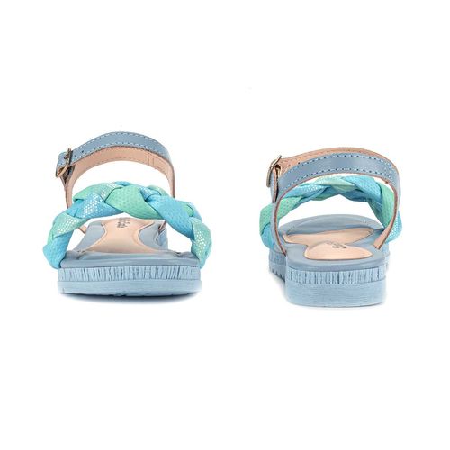 Sandália Pink  Cats Infantil Flatform Azul