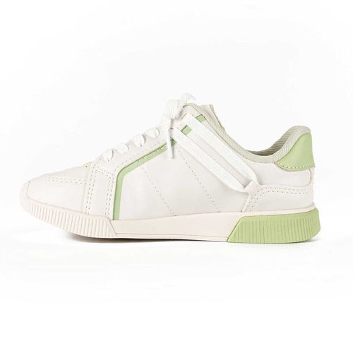 Tênis Infantil  Pink Cats Casual Branco e Verde