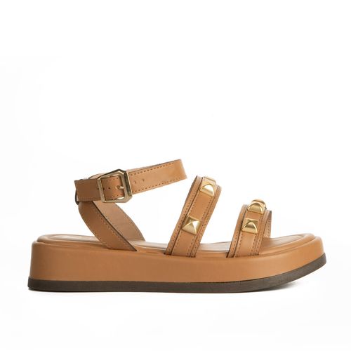 Sandália Tanara Flatform Caramelo