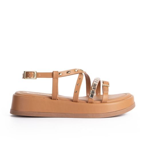 Sandália Tanara Flatform Caramelo