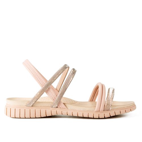 Sandália Campesí  Flatform Rosa