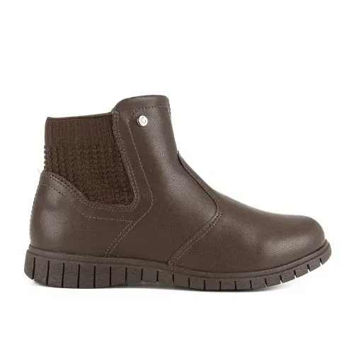 Bota Campesí de Cano Curto Marrom