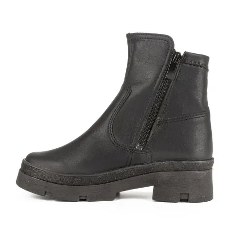 Bota Pink  Cats Infantil de Cano Curto Preta