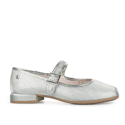 Sapato Pink Cats Infantil de Salto Baixo Metalizado
