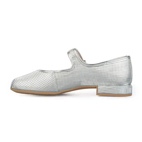 Sapato Pink Cats Infantil de Salto Baixo Metalizado