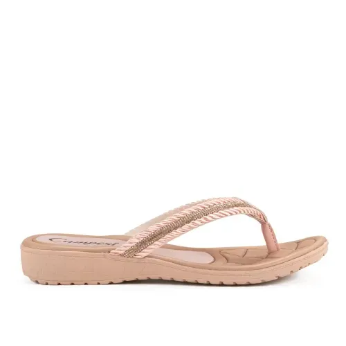 Chinelo Campesí com Brilhos Rosa
