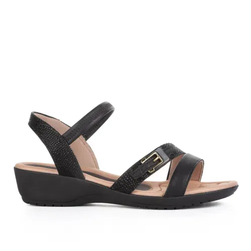 Sandália Campesí Anabela Preta