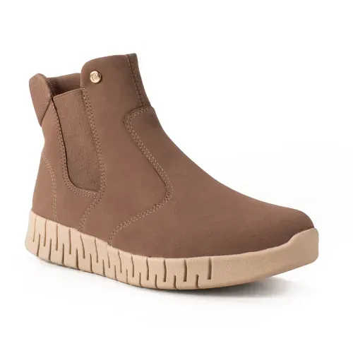 Bota Campesí de Cano Curto Marrom