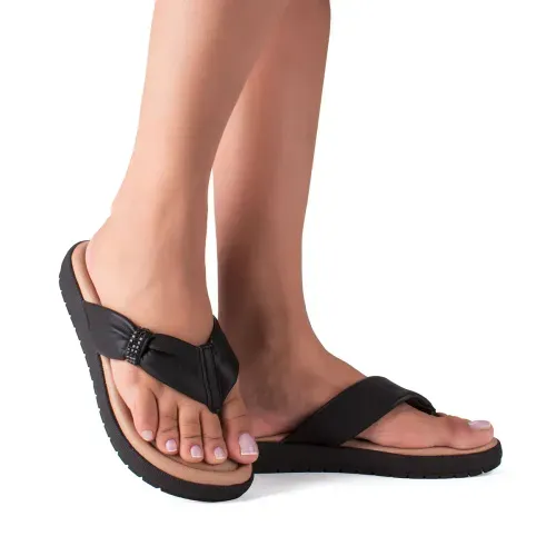 Chinelo Campesí Flatform Preto