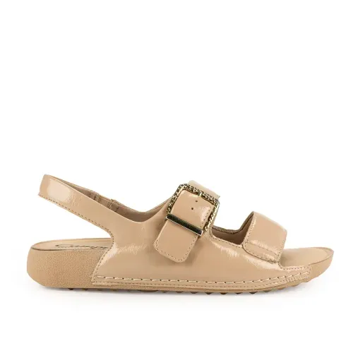 Sandália Campesí Flatform Bege