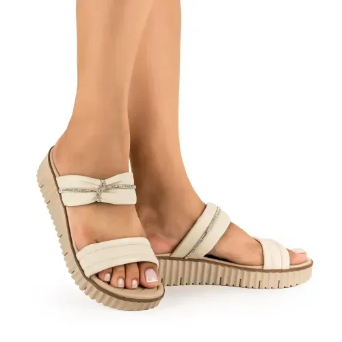 Slide Campesí  Flatform Bege
