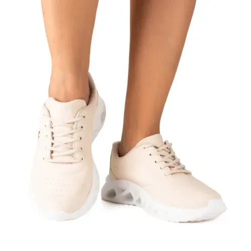 Tênis Campesí Casual Bege