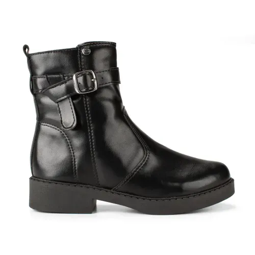 Bota Pink Cats Infantil de Cano Curto Preta