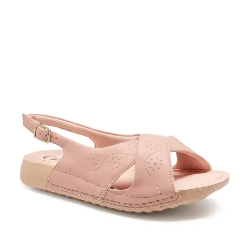 Sandália Campesí Flatform Rosa