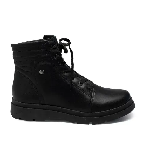 Bota Coturno Pink Cats Infantil Preta