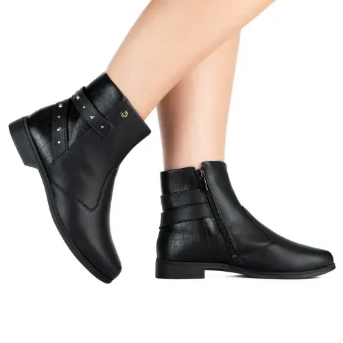 Bota Campesí de Cano Curto Preta