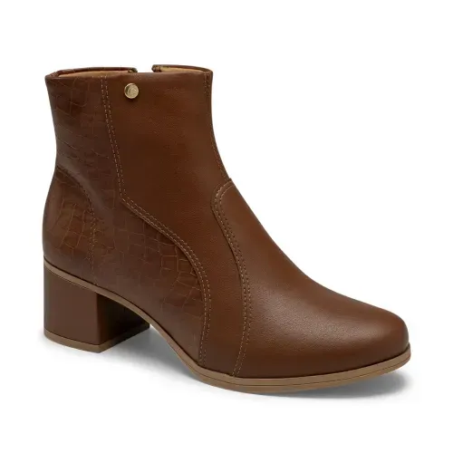 Bota Campesí de Cano Curto Caramelo
