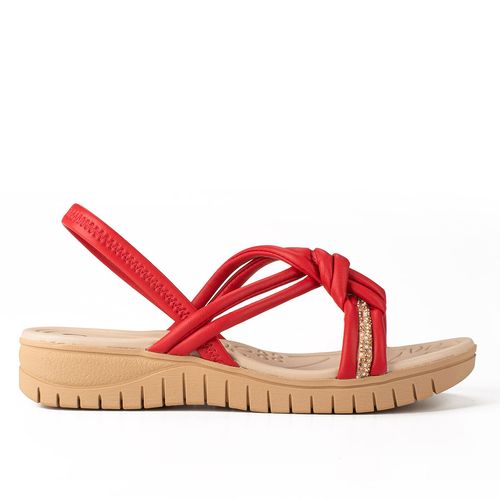 Sandália Campesí Flatform Vermelha