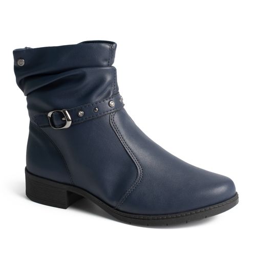 Bota Campesí de Cano Curto Azul Marinho