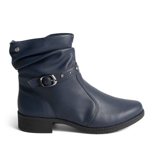 Bota Campesí de Cano Curto Azul Marinho