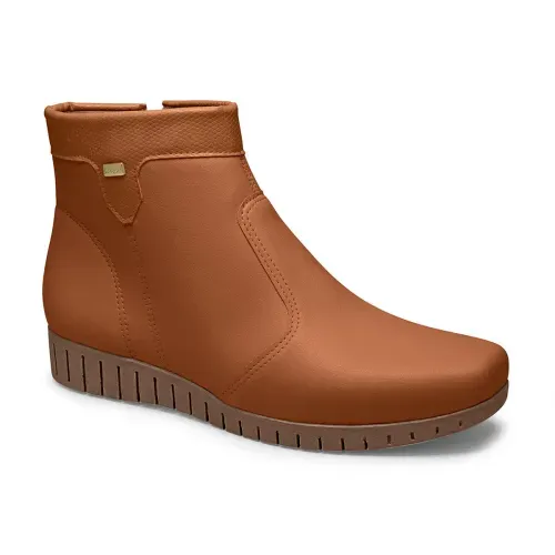Bota Campesí de Cano Curto Caramelo