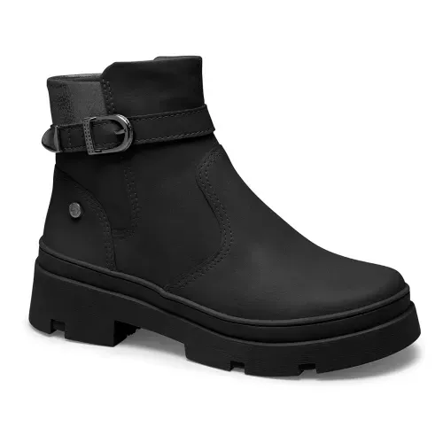 Bota Pink Cats Infantil de Cano Curto Preta