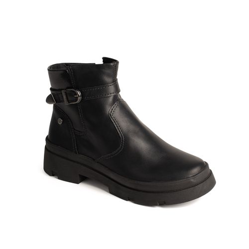 Bota Pink Cats Infantil de Cano Curto Preta