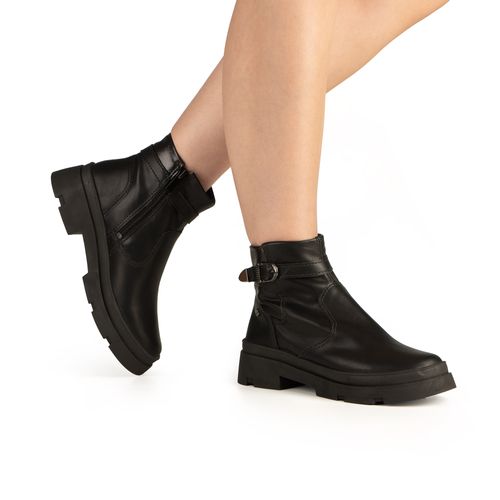Bota Pink Cats Infantil de Cano Curto Preta