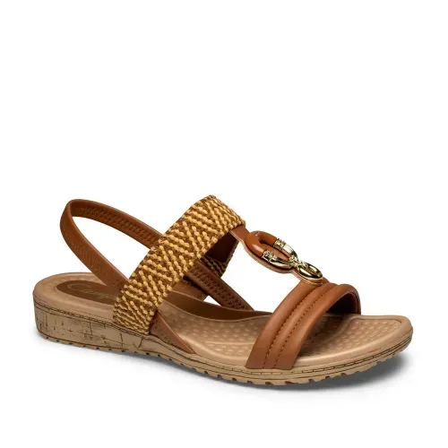 Sandália Campesí Anabela Caramelo