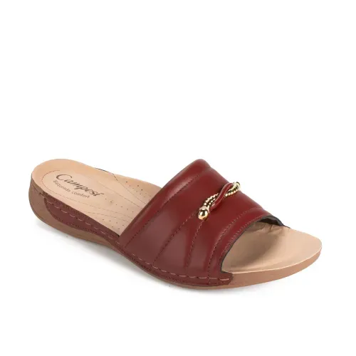 Tamanco Campesí Bordô