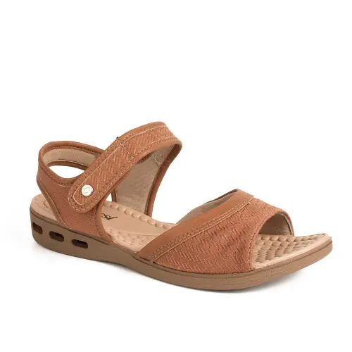 Sandália Campesí Papete Caramelo