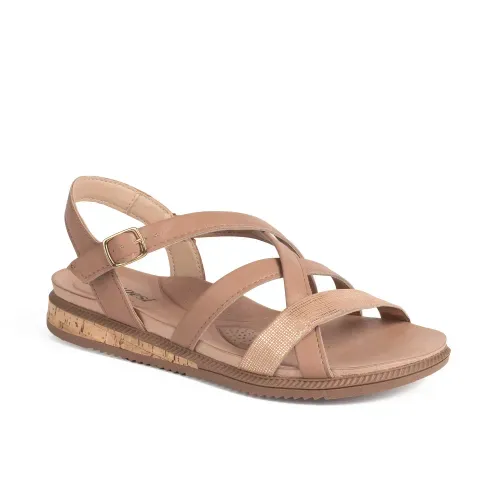 Sandália Campesí Flatform Marrom