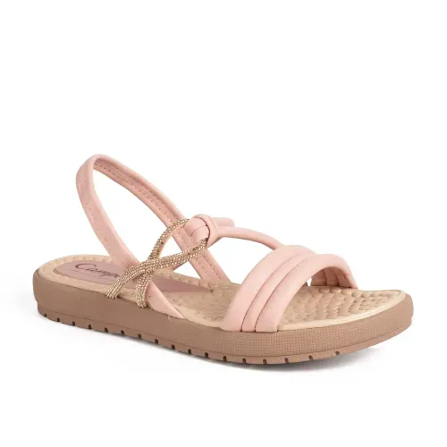 Sandália Campesí Flatform Rosa