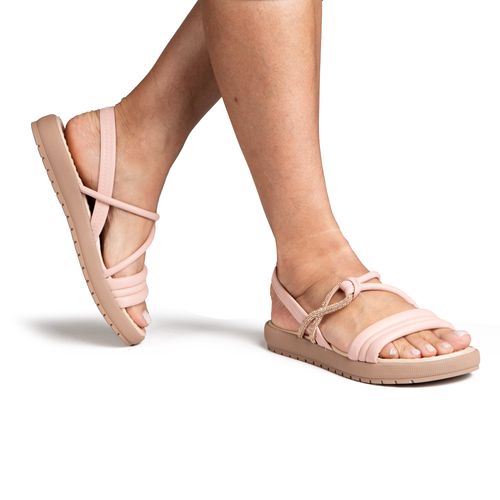 Sandália Campesí Flatform Rosa
