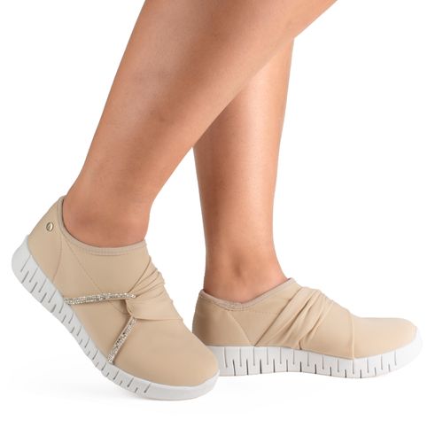 Tênis Campesí de Calce Fácil Bege