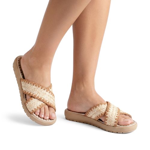 Slide Campesí Flatform Bege