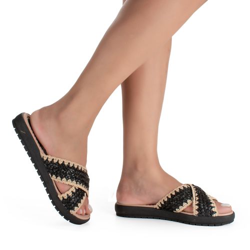 Slide Campesí Flatform Preto