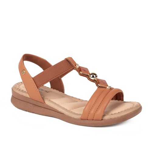 Sandália Campesí Anabela Caramelo