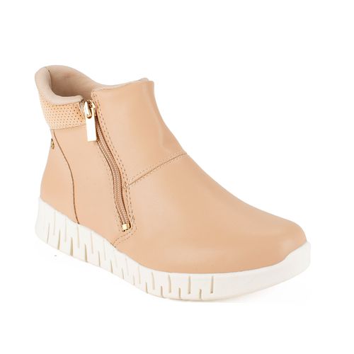 Bota Campesí de Cano Curto Bege